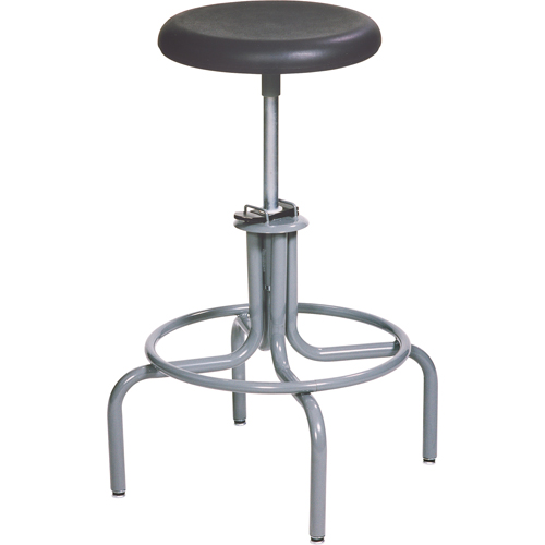 Tabouret de s&eacute;rie 600, Stationnaire, Ajustable, , Polyur&eacute;thane Si&egrave;ge, Noir D. Morneault & Fils
