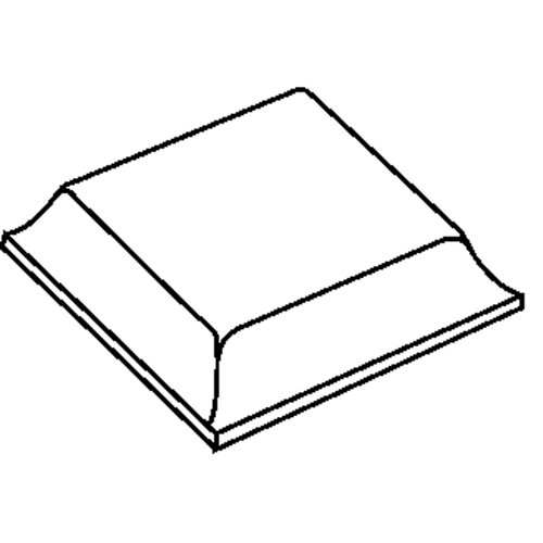 Bumpon Tapered Square Protective Bumpers D. Morneault & Fils