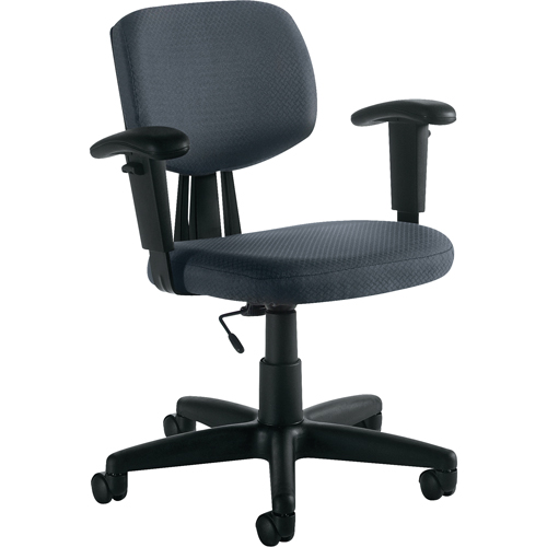 Task Chair, Fabric, Charcoal D. Morneault & Fils