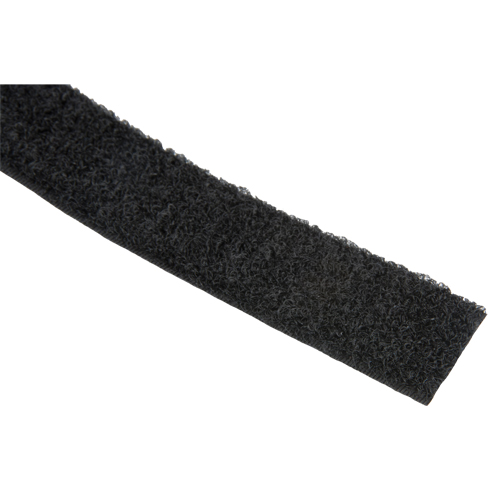 Bande d'attaches, Boucle, 50 vg x 1", Cousu, Noir D. Morneault & Fils