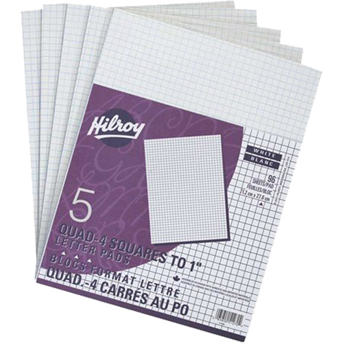Tablettes de papier blanc D. Morneault & Fils