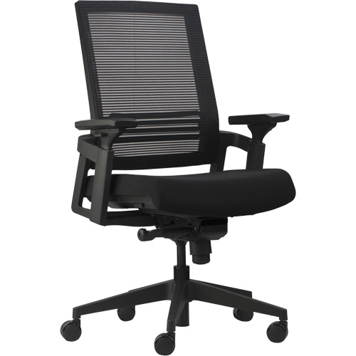 Activ&reg; A-37 Office Chairs, Mesh, Black, 275 lbs. Capacity D. Morneault & Fils
