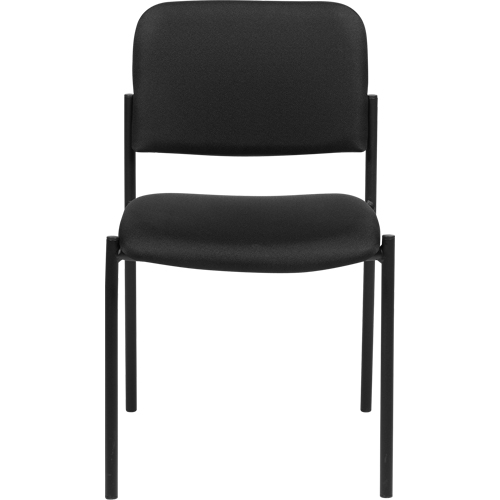 Chaises sans accoudoirs empilables, Tissu, Hauteur 32", Capacit&eacute; 300 lb, Noir D. Morneault & Fils