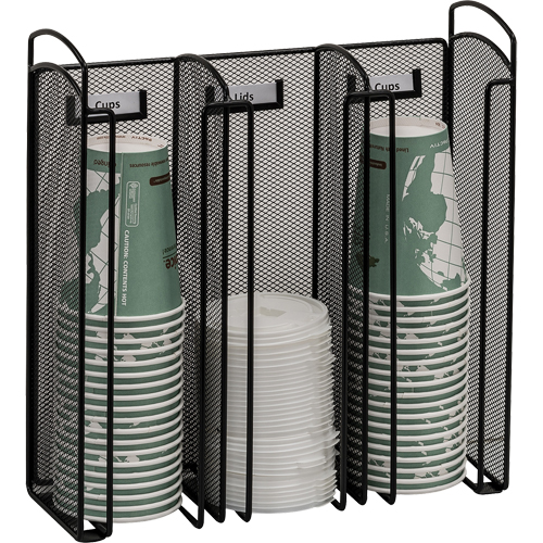 Organisateur Onyx pour verres et couvercles D. Morneault & Fils