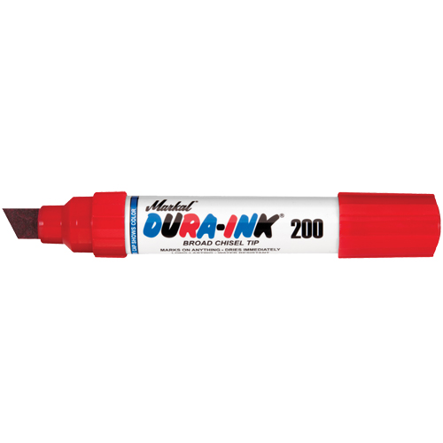 Dura-Ink&reg; Marker #200, Chisel, Red D. Morneault & Fils
