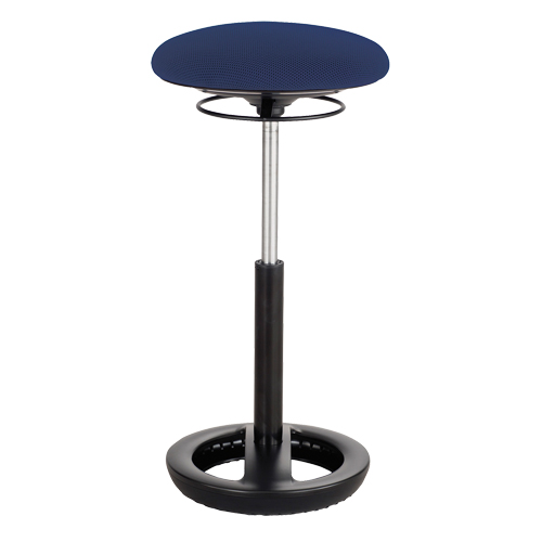 Chaise ergonomique Twixt, Stationnaire, Ajustable, , Mailles en polyester Si&egrave;ge, Bleu D. Morneault & Fils