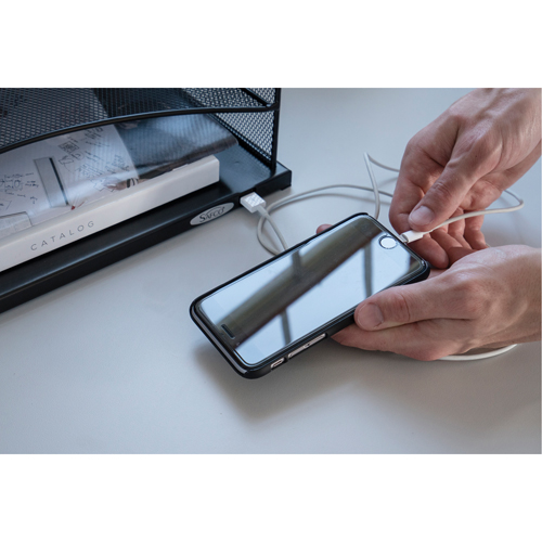 Onyx USB Powered Desk Organizer D. Morneault & Fils