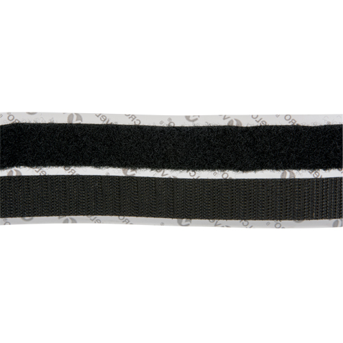 Fastener, Hook & Loop, 15' x 3/4", Adhesive, Black D. Morneault & Fils