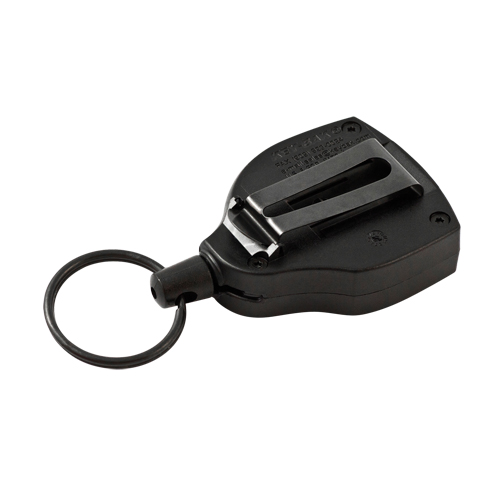 Super48 Heavy-Duty Retractable Key Holder, Polycarbonate, 48" Cable, Belt Clip Attachment D. Morneault & Fils