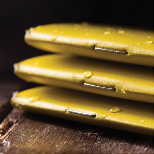 All-Weather Notebook, Soft Cover, Yellow, 48 Pages, 4-5/8" W x 7" L D. Morneault & Fils