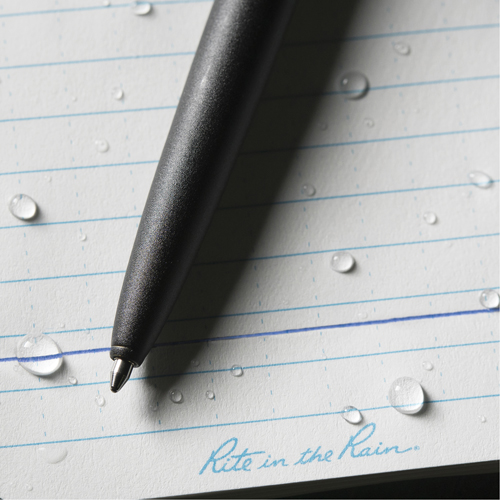 All-Weather Metal Pen, Blue, 0.8 mm, Retractable D. Morneault & Fils