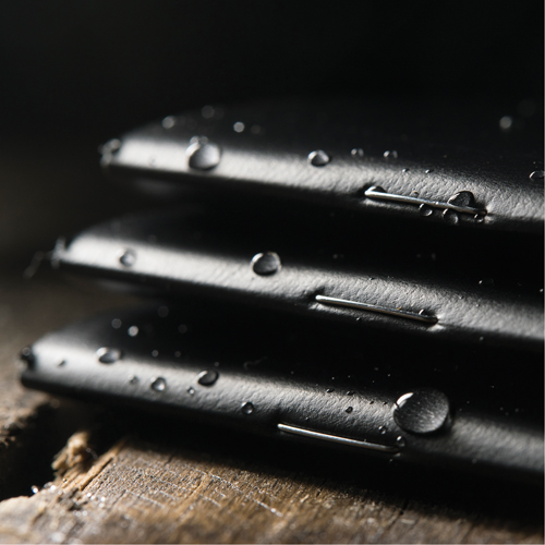 All-Weather Notebook, Soft Cover, Black, 48 Pages, 4-5/8" W x 7" L D. Morneault & Fils
