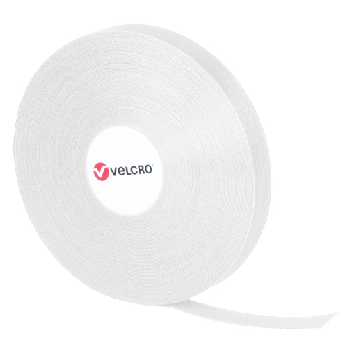 Attaches QWIK, Boucle et crochet, 25 vg x 3/4", Auto-aggripant, Blanc D. Morneault & Fils