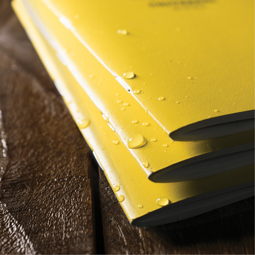 Notebook, Soft Cover, Yellow, 48 Pages, 4-5/8" W x 7" L D. Morneault & Fils