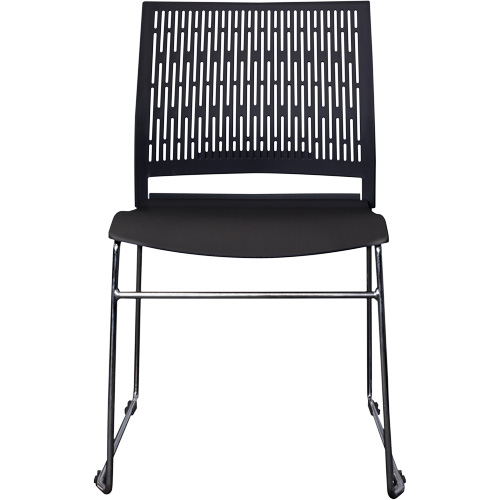 Activ Series Stacking Chairs, Polypropylene, 32-3/8" High, 275 lbs. Capacity, Black D. Morneault & Fils