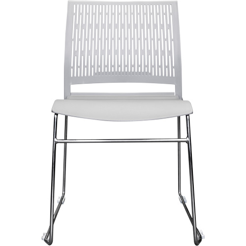 Chaises empilables s&eacute;rie Activ, Polypropyl&egrave;ne, Hauteur 32-3/8", Capacit&eacute; 275 lb, Gris D. Morneault & Fils