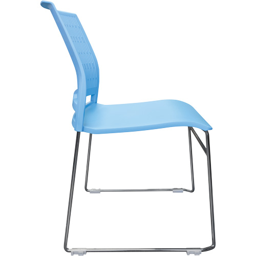 Activ Series Stacking Chairs, Polypropylene, 32-3/8" High, 275 lbs. Capacity, Blue D. Morneault & Fils