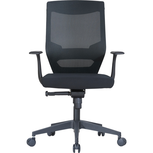 Activ Series Synchro-Tilt Office Chair, Fabric/Mesh, Black, 275 lbs. Capacity D. Morneault & Fils