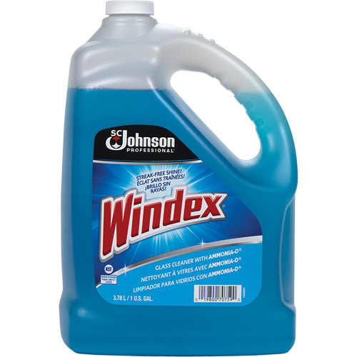 Windex&reg; Glass Cleaner with Ammonia-D&reg;, 3.8 L, Jug D. Morneault & Fils