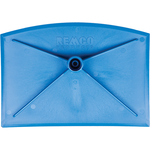 T&ecirc;te de binette pour service alimentaire, Bleu, 8" la x 11-1/4" lo D. Morneault & Fils