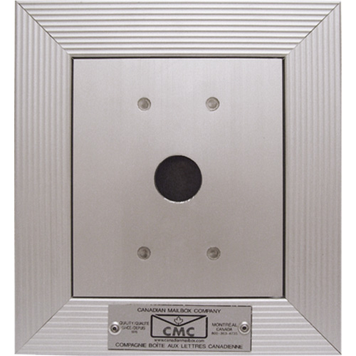 Full-Recessed Key Keeper Box, Wall -Mounted, 4-9/16" x 4", Aluminum D. Morneault & Fils