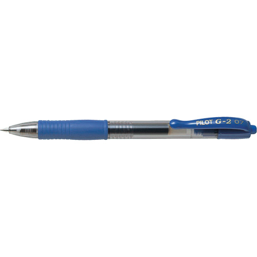 Stylo &agrave; encre gel G2, Bleu, 0,7 mm, R&eacute;tractable D. Morneault & Fils