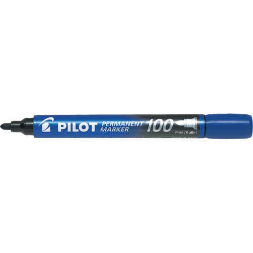 Series 100 Permanent Marker, Bullet, Blue D. Morneault & Fils
