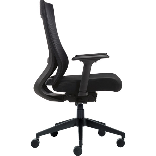 High-Back Weight-Sensing Synchro-Tilter, Mesh, Black D. Morneault & Fils