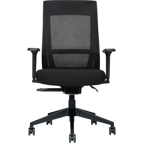 High-Back Weight-Sensing Synchro-Tilter, Mesh, Black D. Morneault & Fils