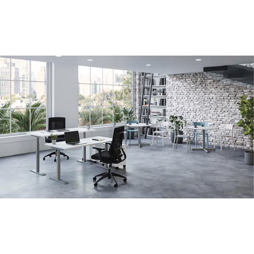 Table rectangulaire &agrave; hauteur r&eacute;glable Newland D. Morneault & Fils