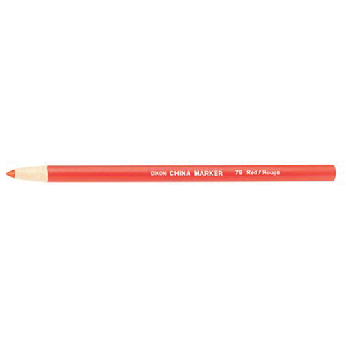 Dixon&reg; Red China Marker, Red D. Morneault & Fils