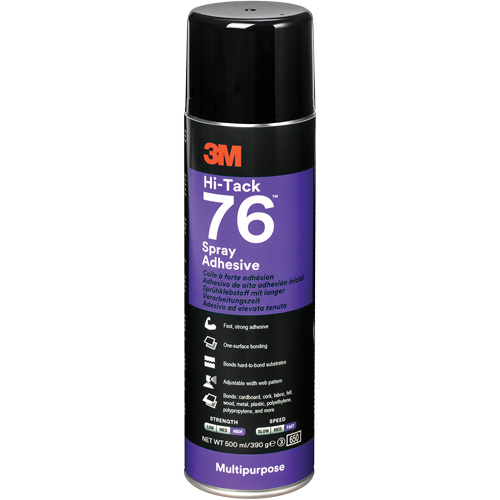 76 High Tack Adhesive, Clear, Aerosol Can D. Morneault & Fils