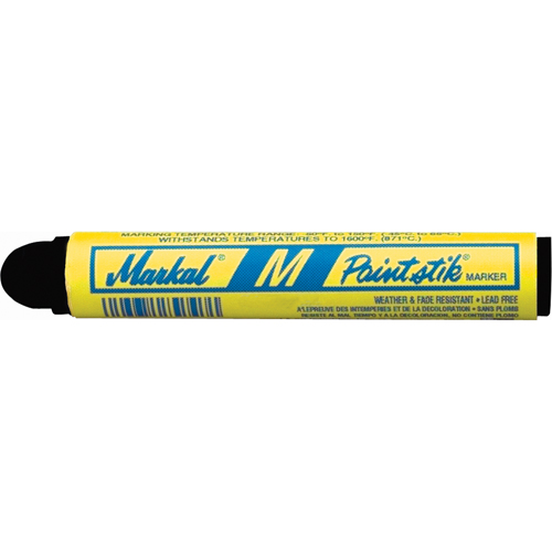 M Paintstik&reg; Paint Marker for Heat Treating, Solid Stick, Black D. Morneault & Fils