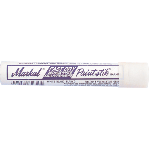 B&acirc;tons de peinture Paintstik &agrave; s&eacute;chage rapide 50° &agrave; 150°F, B&acirc;ton plein, Blanc D. Morneault & Fils