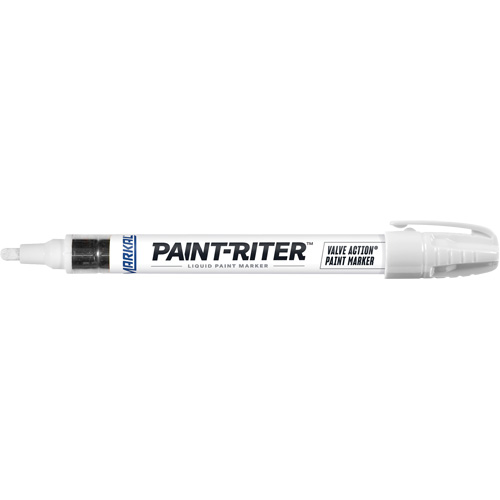 Paint-Riter&reg; Valve Action&reg; Paint Marker, Liquid, White D. Morneault & Fils