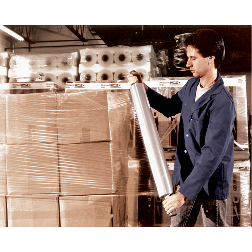 Film &eacute;tirable manuel, Calibre 80 (20,3 microm&egrave;tres), 20" x 1000' D. Morneault & Fils