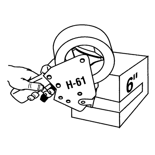 Ruban extensible, &eacute;paisseur 5 mils, 38,1 mm (1-1/2") x 55 m (180')  D. Morneault & Fils