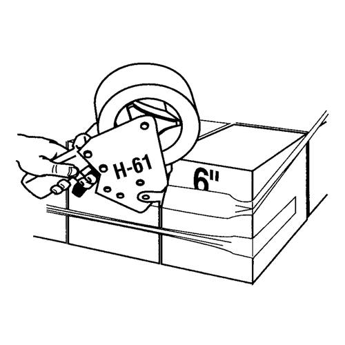 Ruban extensible, &eacute;paisseur 5 mils, 38,1 mm (1-1/2") x 55 m (180')  D. Morneault & Fils