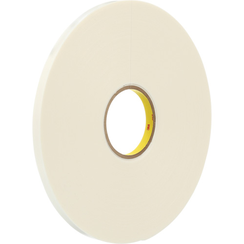 Double Coated Polyethylene Foam Tape 4466, 12.7 mm (1/2") W, 62 mils, Polyethylene D. Morneault & Fils