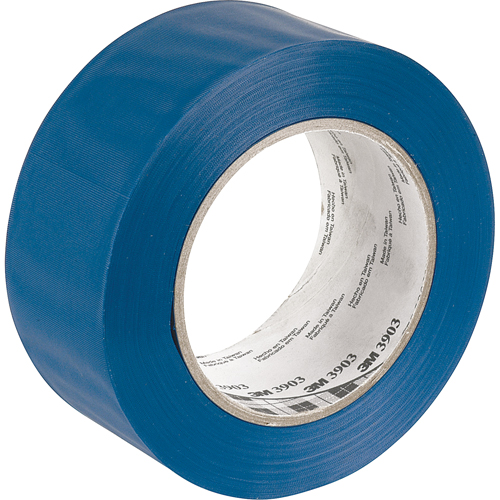 Rubans adh&eacute;sifs en vinyle 3903, 50 mm (2") la x 45,5 m (149,25') lo, 6,3 mils, Bleu D. Morneault & Fils
