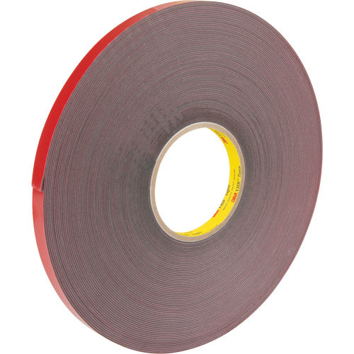 VHB Tape, 32.9 m (108') L x 12.7 mm (1/2") W, 40 mils, Acrylic D. Morneault & Fils