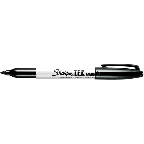 T.E.C. Permanent Marker, Fine, Black D. Morneault & Fils