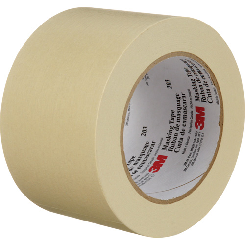 Highland 203 Masking Tape, 72 mm (3") x 55 m (180'), Beige D. Morneault & Fils