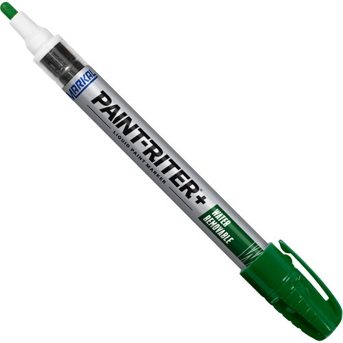 Marqueur &agrave; la peinture nettoyable &agrave; l'eau Paint-Riter+, Liquide, Vert D. Morneault & Fils