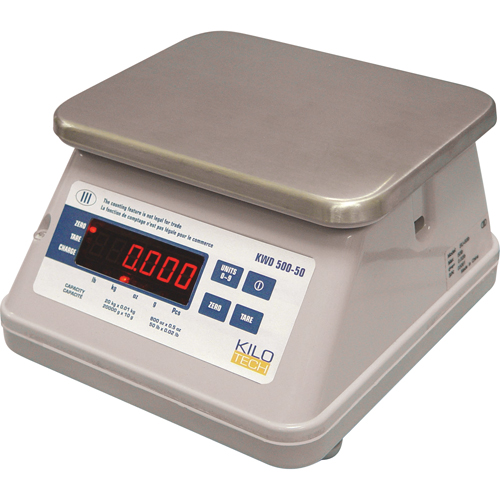 Digital Bench Top Scale With Dual Display, 44 lbs. / 20 kg Cap., 0.02 lbs./0.01 kg Graduations D. Morneault & Fils