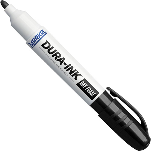 Dura-Ink&reg; Dry Erase Ink Markers, Black, Bullet Tip D. Morneault & Fils