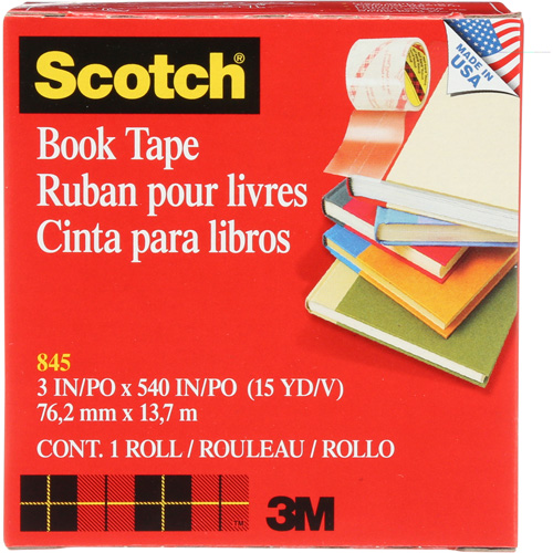 Ruban pour la r&eacute;paration de livres Scotch D. Morneault & Fils