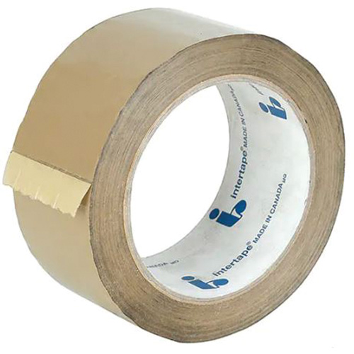 Box Sealing Tape, Hot Melt Adhesive, 1.6 mils, 48 mm (1-22/25") x 50 m (164') D. Morneault & Fils