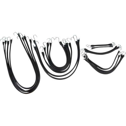 Rubber Tie Down Set, 9" D. Morneault & Fils