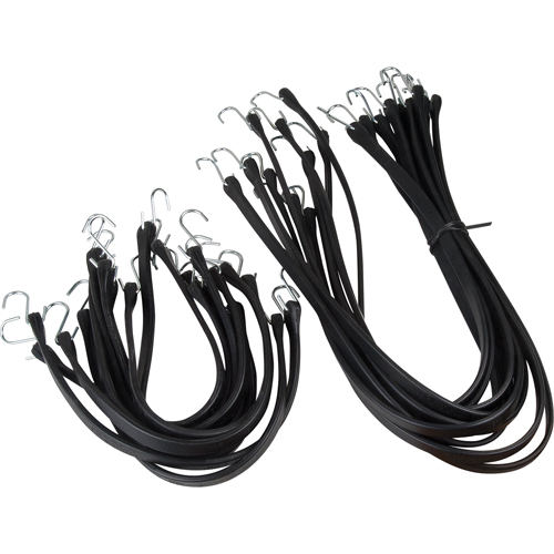 Rubber Tie Down Set, 21" D. Morneault & Fils